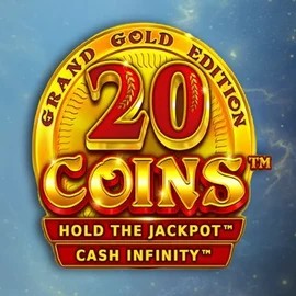 Official Slots logo: 20 Coins Grand Gold Edition by Wazdan at Roulettino Casino