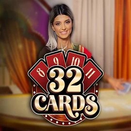 32 Cards slot logo by Ezugi at Roulettino Casino