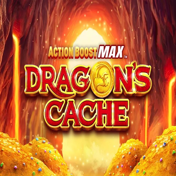 Action Boost Max Dragon's Cache game by SpinPlay Games – logo hosted on Roulettino Casino