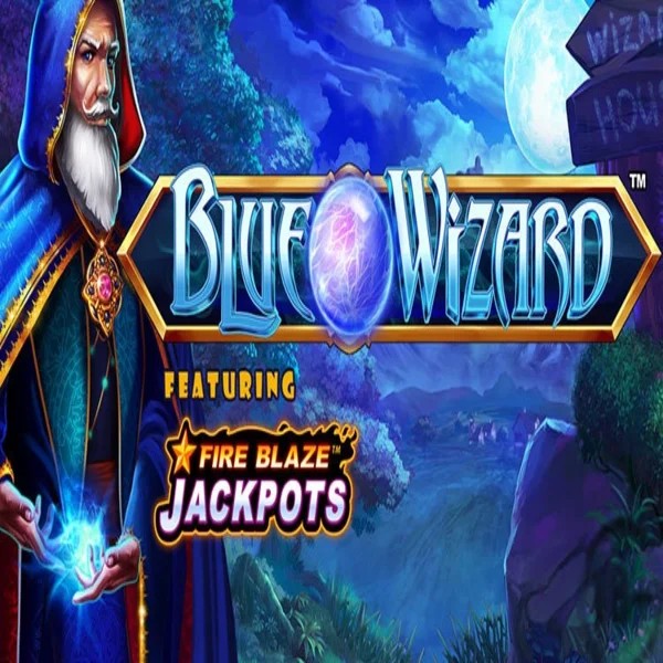 Try Blue Wizard Fire Blaze Jackpots slot by Rarestone Gaming on roulettinoscasino.com – logo image