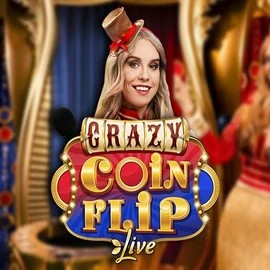 Crazy Coin Flip game by Evolution – logo hosted on Roulettino Casino