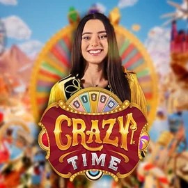 Crazy Time logo by Evolution Roulettino Casino