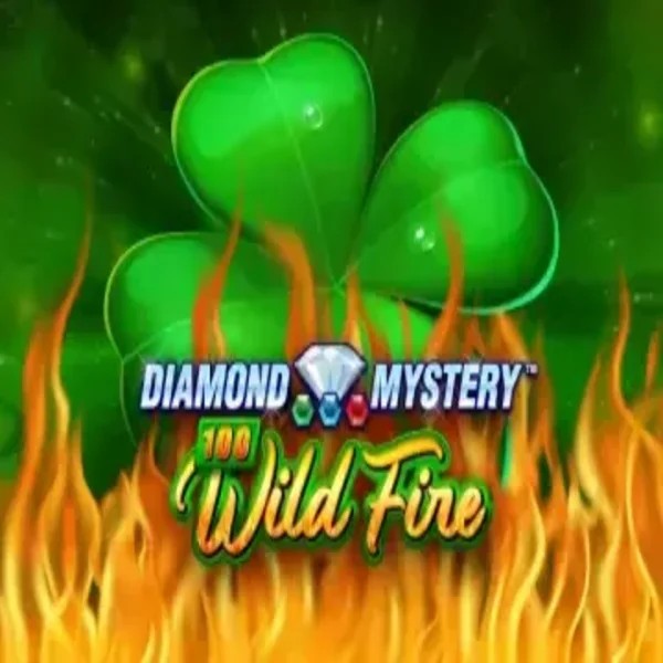 Diamond Mystery 100 Wild Fire online game logo by Greentube on roulettinoscasino.com