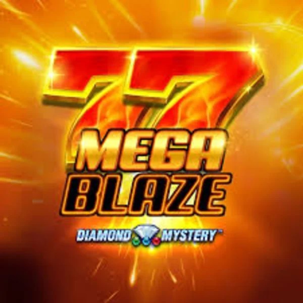 Slots logo of Diamond Mystery Mega Blaze from Greentube at Roulettino Casino
