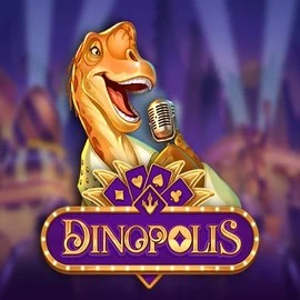 Dinopolis online game logo by Push Gaming on roulettinoscasino.com