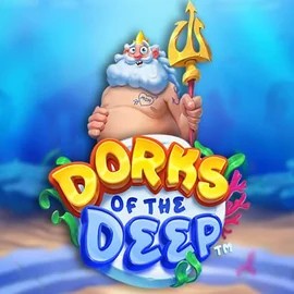 Dorks of the Deep online game logo by Hacksaw Gaming on roulettinoscasino.com