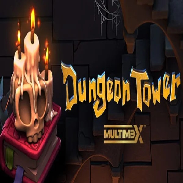 Dungeon Tower slot logo by Peter & Sons at Roulettino Casino