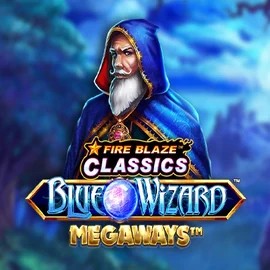 Fire Blaze Blue Wizard Megaways online slot from Rarestone Gaming – play at roulettinoscasino.com