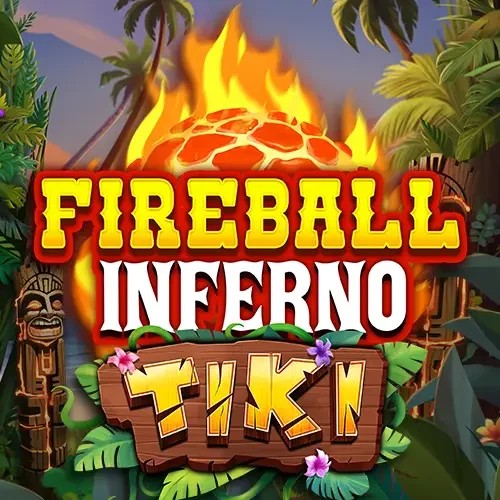 Fireball Inferno Tiki logo – Slots by NetEnt at Roulettino Casino