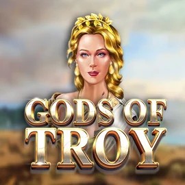 Slots logo of Gods of Troy from Red Tiger Gaming at Roulettino Casino