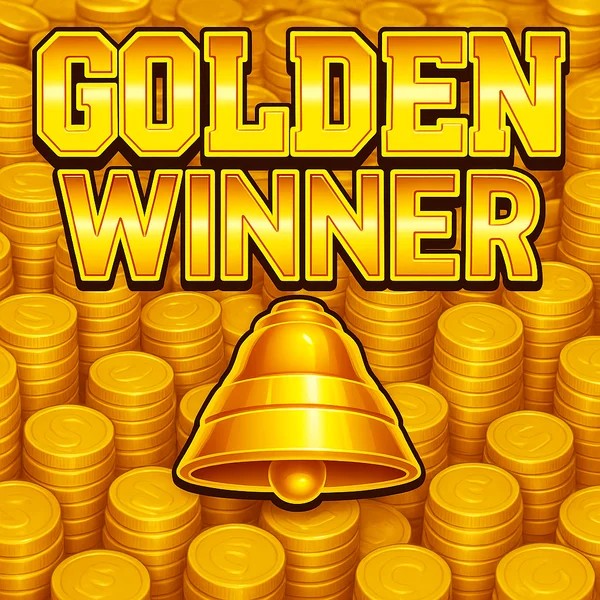 Golden Winner slot logo by Inspired Gaming at Roulettino Casino