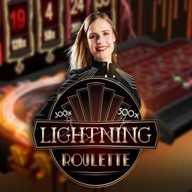 Lightning Roulette slot icon by Evolution, available at Roulettino Casino