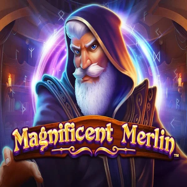 Magnificent Merlin online game logo by Greentube on roulettinoscasino.com