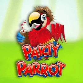 Party Parrot slot visual from Rival available on roulettinoscasino.com