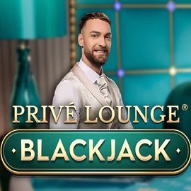 Privé Lounge Blackjack slot visual from Pragmatic Play available on roulettinoscasino.com