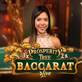 Official Live Casino logo: Prosperity Tree Baccarat by Evolution at Roulettino Casino
