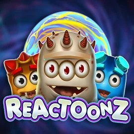 Reactoonz by Play'n GO, showcased at roulettinoscasino.com – game logo