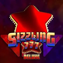 Sizzling 777 Deluxe online game logo by Wazdan on roulettinoscasino.com