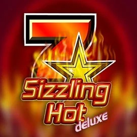 Sizzling Hot Deluxe slot logo by Novomatic at Roulettino Casino